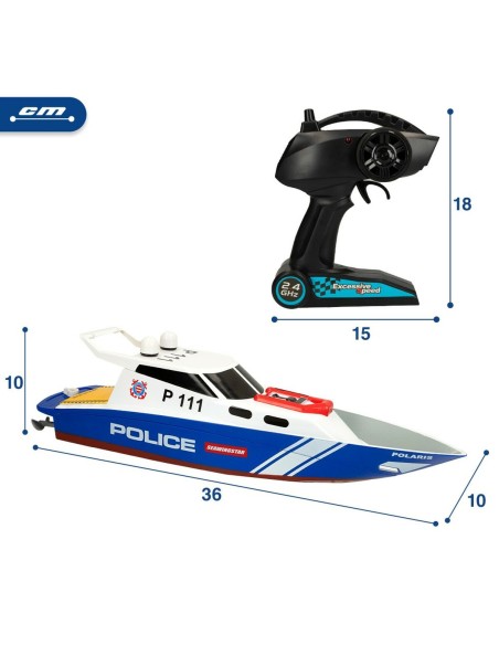 Radio-controlled boat Colorbaby (2 Units)