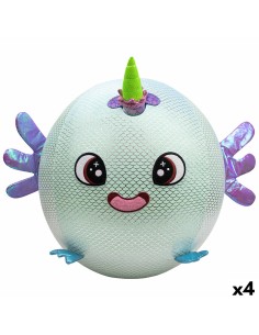 Fluffy toy Eolo Celeste Plush Plastic 45 x 45 x 45 cm Inflatable (4 Units)