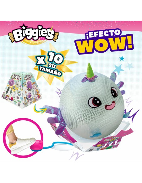 Fluffy toy Eolo Celeste Plush Plastic 45 x 45 x 45 cm Inflatable (4 Units)