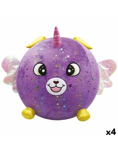 Fluffy toy Eolo Purple Plush Plastic 45 x 45 x 45 cm Inflatable (4 Units)