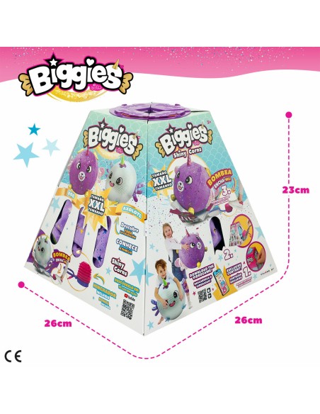 Fluffy toy Eolo Purple Plush Plastic 45 x 45 x 45 cm Inflatable (4 Units)