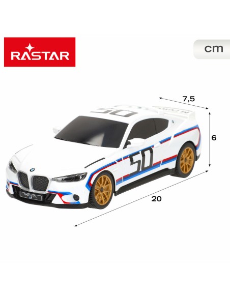 Remote-Controlled Car BMW Blue Red 1:24 20 x 6 x 7,5 cm (4 Units)