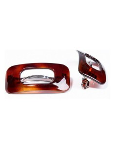 Hair fastener Inca Pasador Concha Francesa Brown