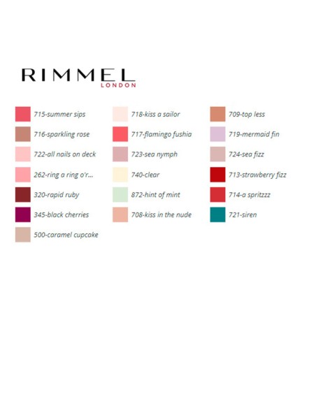 nail polish 60 Seconds Super Shine Rimmel London