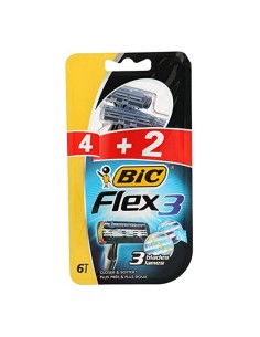Manual shaving razor Bic 009219 Black (4 Units) (6 uds)