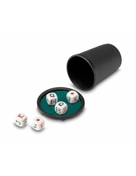 Shaker with Poker Dice Cayro