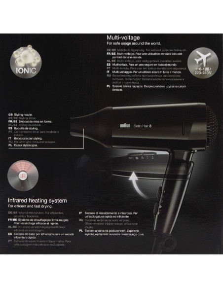 Hairdryer Braun BRHD350E