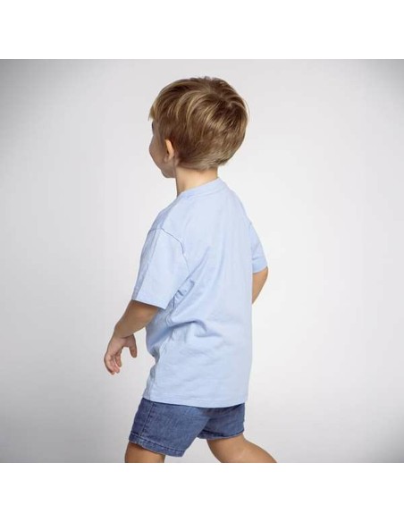 Child's Short Sleeve T-Shirt Bluey Light Blue 3 Years