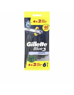 Disposable Razor Gillette BLUE 3 (6 Units)