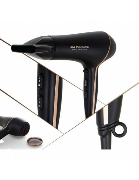 Hairdryer Orbegozo SE-2065 2000 W Black