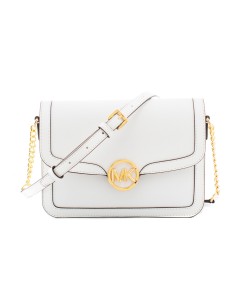 Shoulder Bag Michael Kors Leida White 23 x 16 x 7 cm