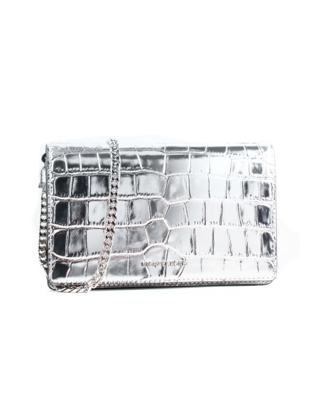 Shoulder Bag Michael Kors 32F4SJ6C8K-SILVER Grey 22 x 14 x 6 cm