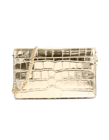 Shoulder Bag Michael Kors 32F4GJ6C8K-PALE-GOLD Golden 22 x 14 x 6 cm