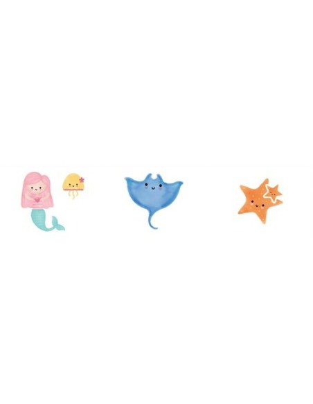 Cot protector Cool Kids Mermaid (60 x 60 x 60 + 40 cm)