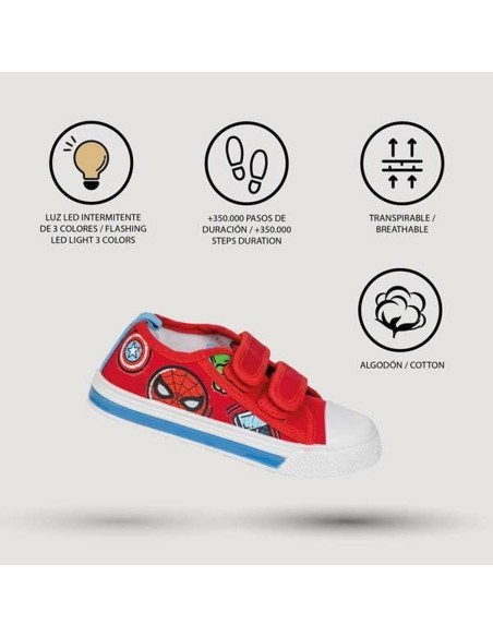 Sports Shoes for Kids The Avengers Red