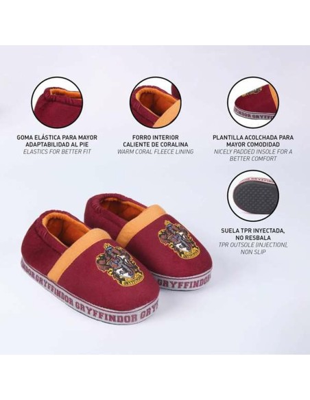 House Slippers Harry Potter Dark Red 30-31
