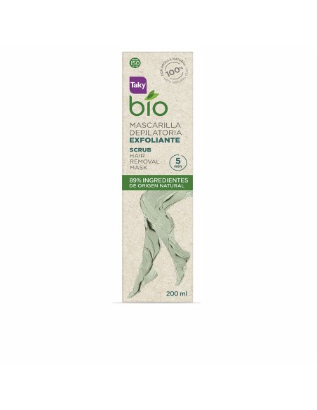 Body Hair Removal Wax Taky Bio Natural 0% Scrub 200 ml