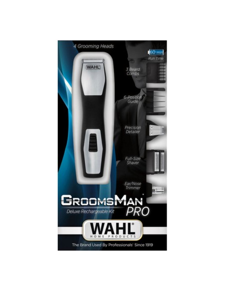 Electric Shaver Wahl GroomsMan Pro Black