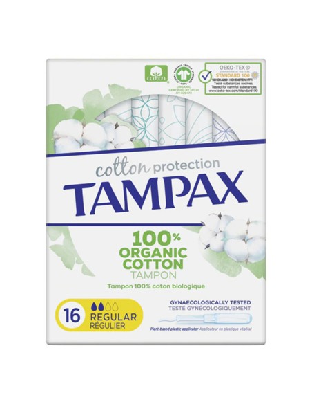 Regular Tampons Tampax Tampax Organic Regular (16 uds) 16 Units