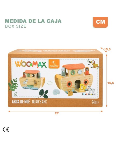 Baby toy Woomax animals (6 Units)