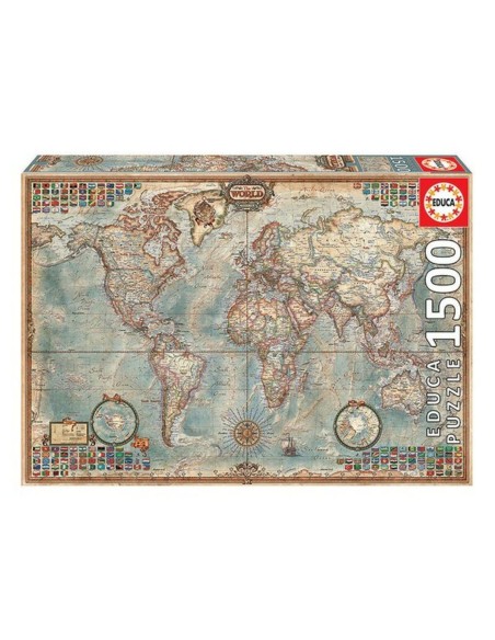 Puzzle The World Educa 16005