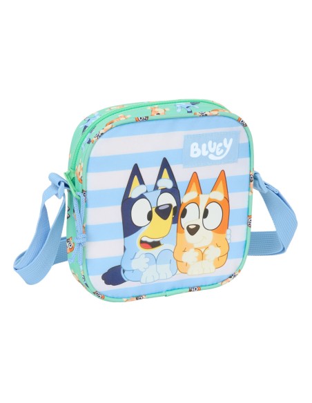 Shoulder Bag Bluey Sisters Green 16 x 18 x 4 cm