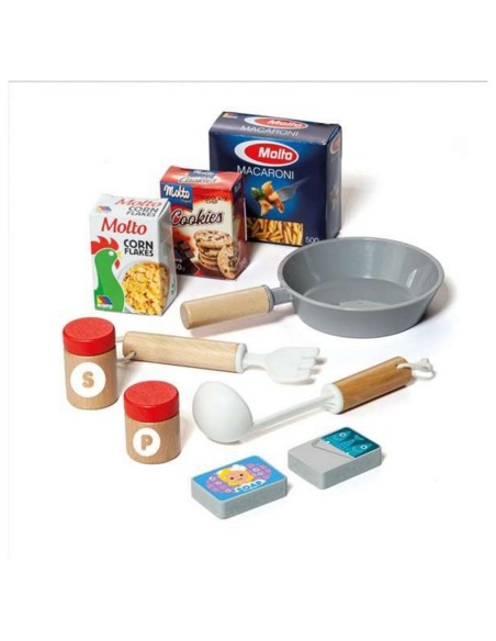 Toy kitchen Moltó 21293 Wood Red (10 pcs)