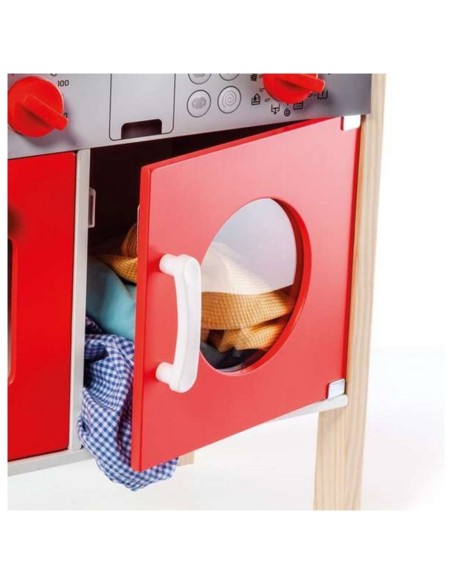 Toy kitchen Moltó 21292 Wood Red (10 pcs)