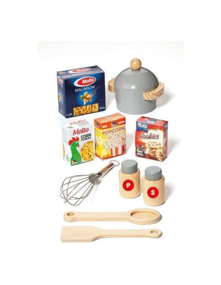 Toy kitchen Moltó 21292 Wood Red (10 pcs)