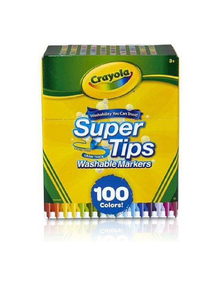Set of Felt Tip Pens Super Tips Crayola 58-5100 (100 uds)