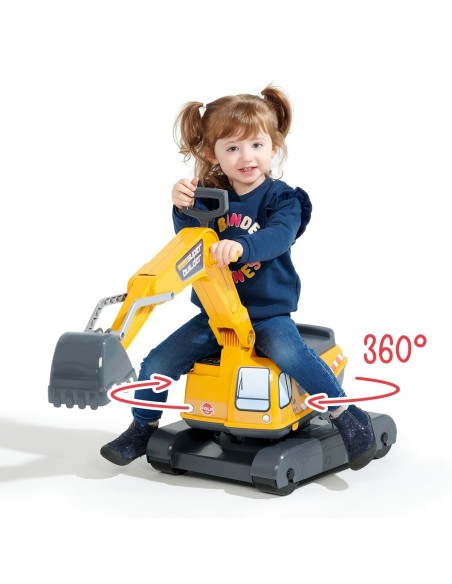 Tricycle Falk Power Shift Digger Yellow