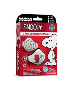 Hygienic Reusable Fabric Mask Snoopy Adult (2 uds)