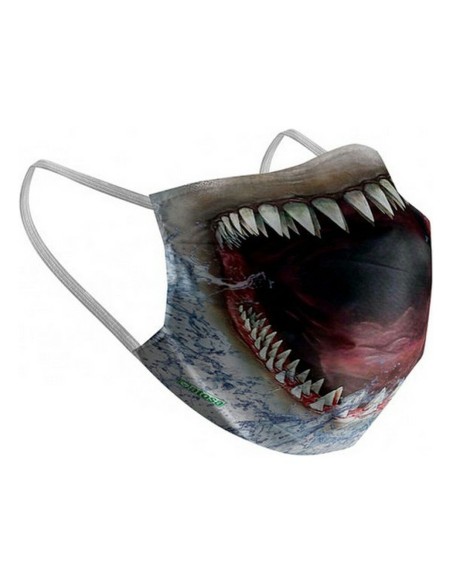 Hygienic Reusable Fabric Mask 6-9 years Shark