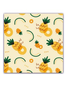 Hygienic Reusable Fabric Mask 10-12 Years Pineapple 2