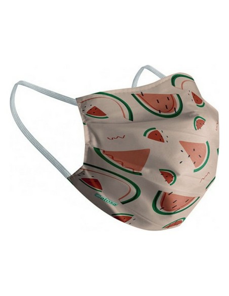Hygienic Reusable Fabric Mask 10-12 Years Watermelon