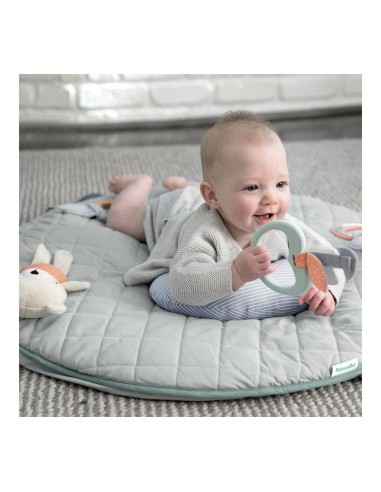 Play mat Ingenuity Reversible Wood