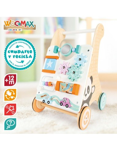 Wheeled walking frame Woomax Activity centre 2 Units 29,5 x 47 x 33 cm