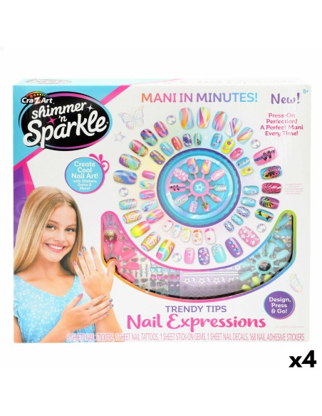 Nail Design Kit Cra-Z-Art (4 Units)