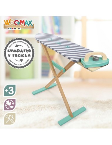 Ironing board Woomax Toy 2 Pieces 71,5 x 61,5 x 19 cm (4 Units)