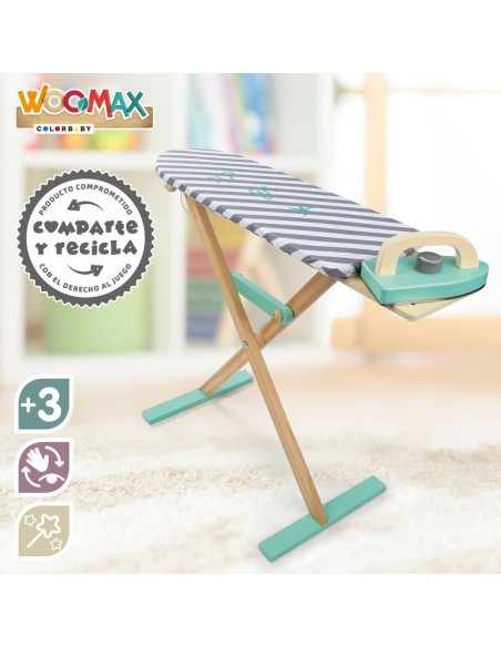 Ironing board Woomax Toy 2 Pieces 71,5 x 61,5 x 19 cm (4 Units)