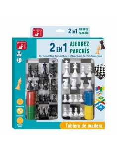 Educational Game Juinsa 30 x 30 cm Chess Parchis