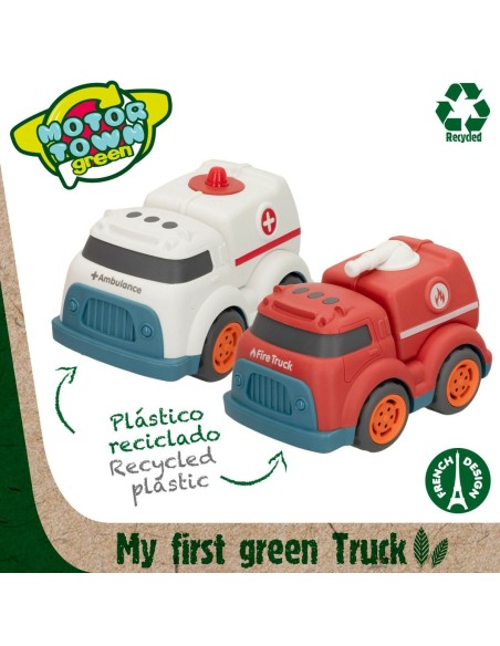 Set of 2 Vehicles Motor Town 17,5 x 12 x 11 cm (4 Units)