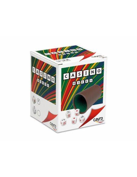 Shaker with Poker Dice Cayro