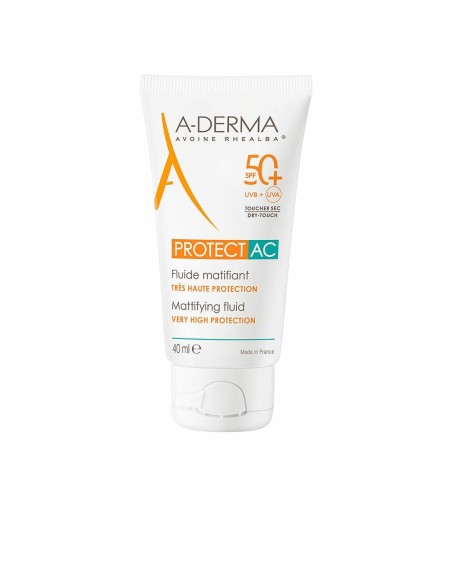 Moisturising Matt Liquid A-Derma Protect AC 40 ml