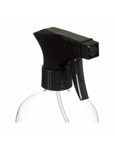 Atomiser Bottle Berilo SE1325 Black Transparent Plastic 1 L (12 Units)