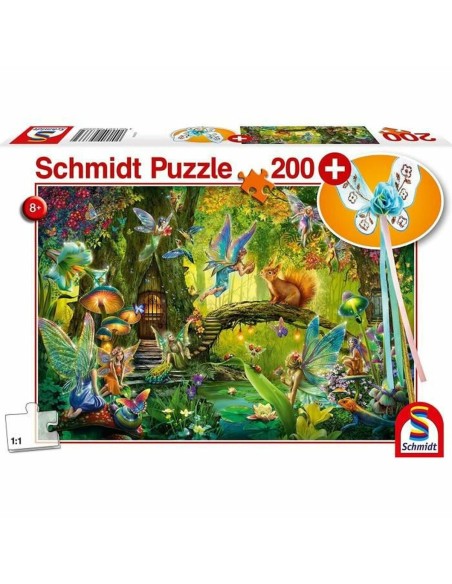 Puzzle Schmidt Spiele Fairies in the Forest 200 Pieces