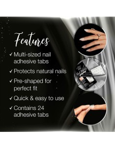 Glue Tape Ardell 63294 False nails (1 Unit) (24 pcs) 2