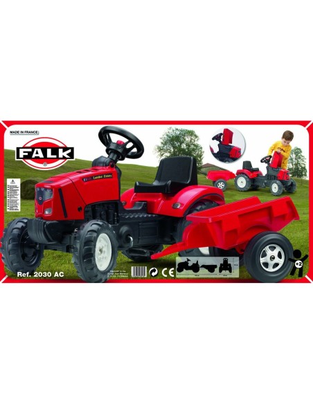 Pedal Tractor Falk Lander Z160X Red