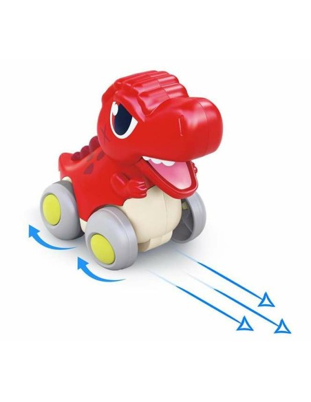 Friction Car 13 x 12 x 13 cm Dinosaur Red