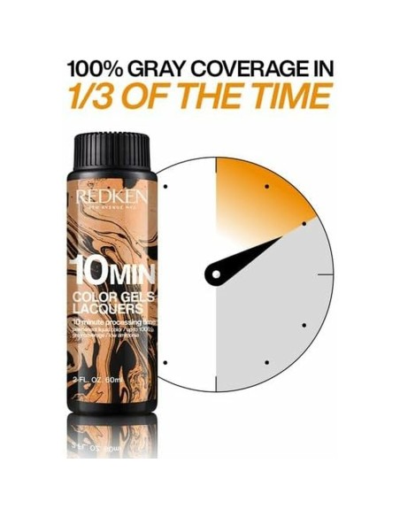 Permanent Dye Redken Color Gels Lacquers Minutos 3 x 60 ml Nº 6ABN-6.19 (3 Units)